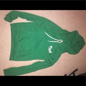 Victoria’s Secret PINK Green Sweatshirt Size Small